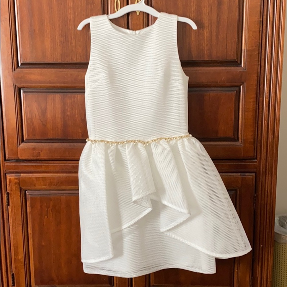 David Charles white dress